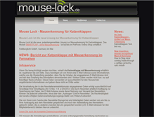 Tablet Screenshot of mouse-lock.de